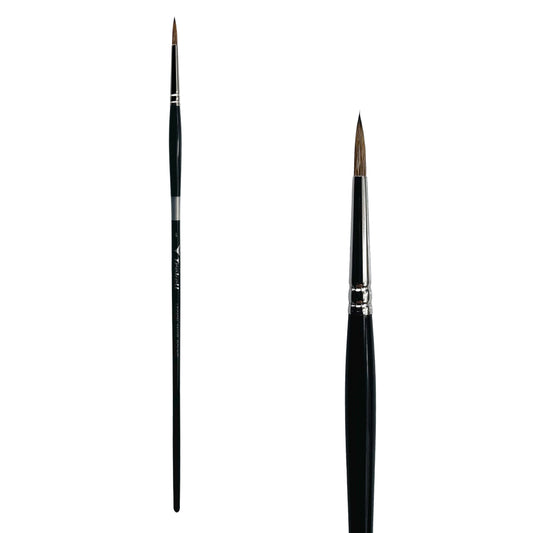 Trekell Legion #4 Round Brush - Long Handle