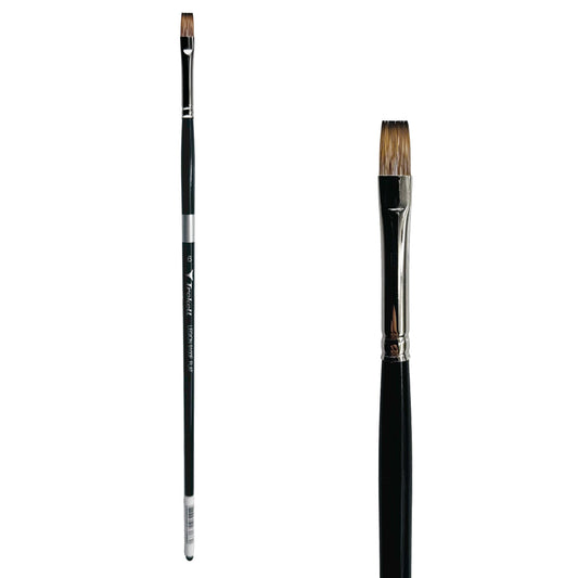 Trekell Legion #6 Flat Brush - Long Handle