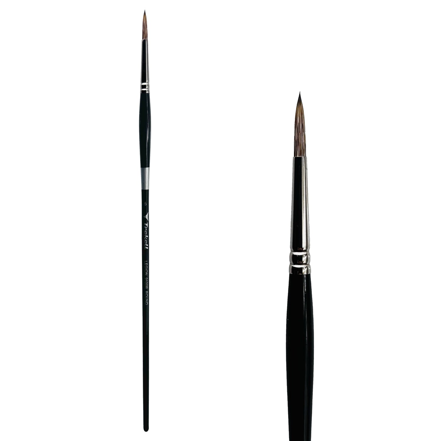 Trekell Legion #6 Round Brush - Long Handle