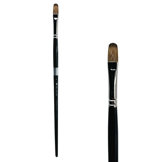 Trekell Legion #8 Filbert Brush - Long Handle