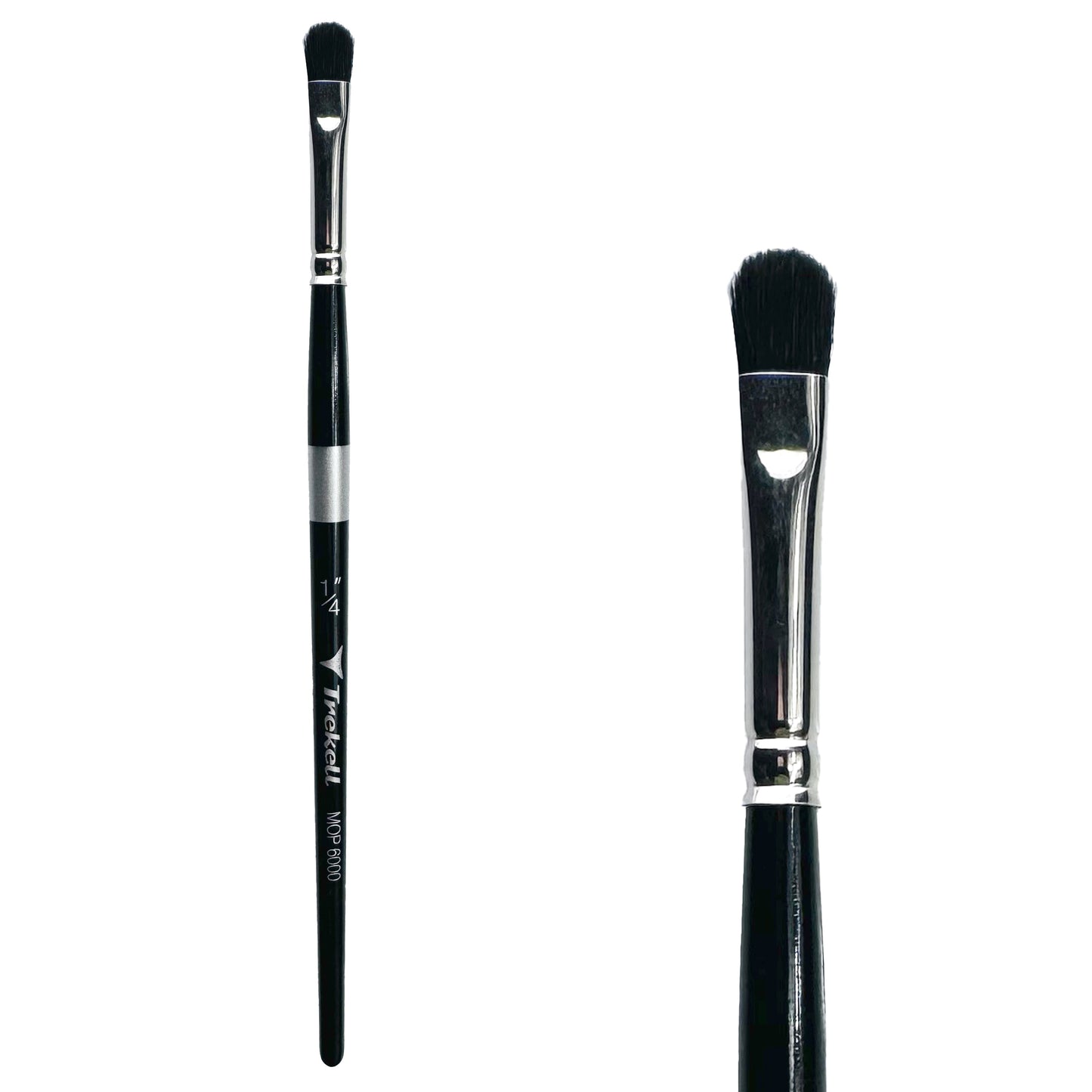 Trekell 1/4" Oval Mop Brush - Short Handle