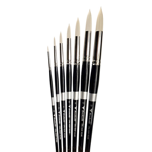 Trekell Opal Complete Round Brush Set - Long Handle