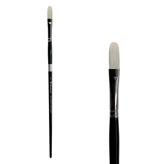 Trekell Opal #4 Long Filbert Brush - Long Handle