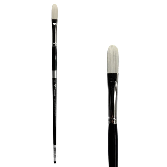 Trekell Opal #6 Long Filbert Brush - Long Handle