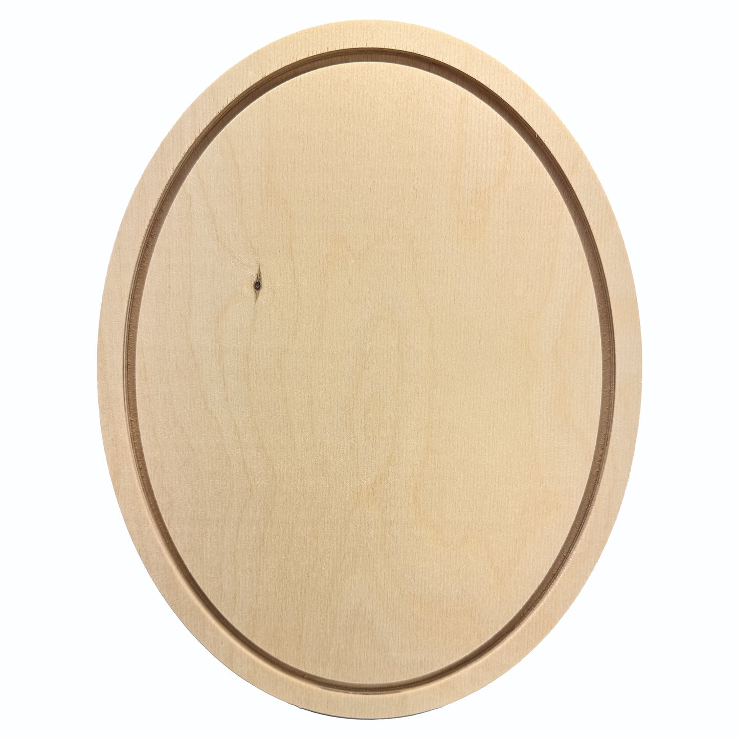 Trekell  Oval Floater Panel - Oval Wooden Canvas + Frame - 9" x 12"
