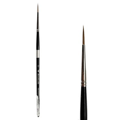Trekell Protégé Plus #0 Round Brush - Short Handle