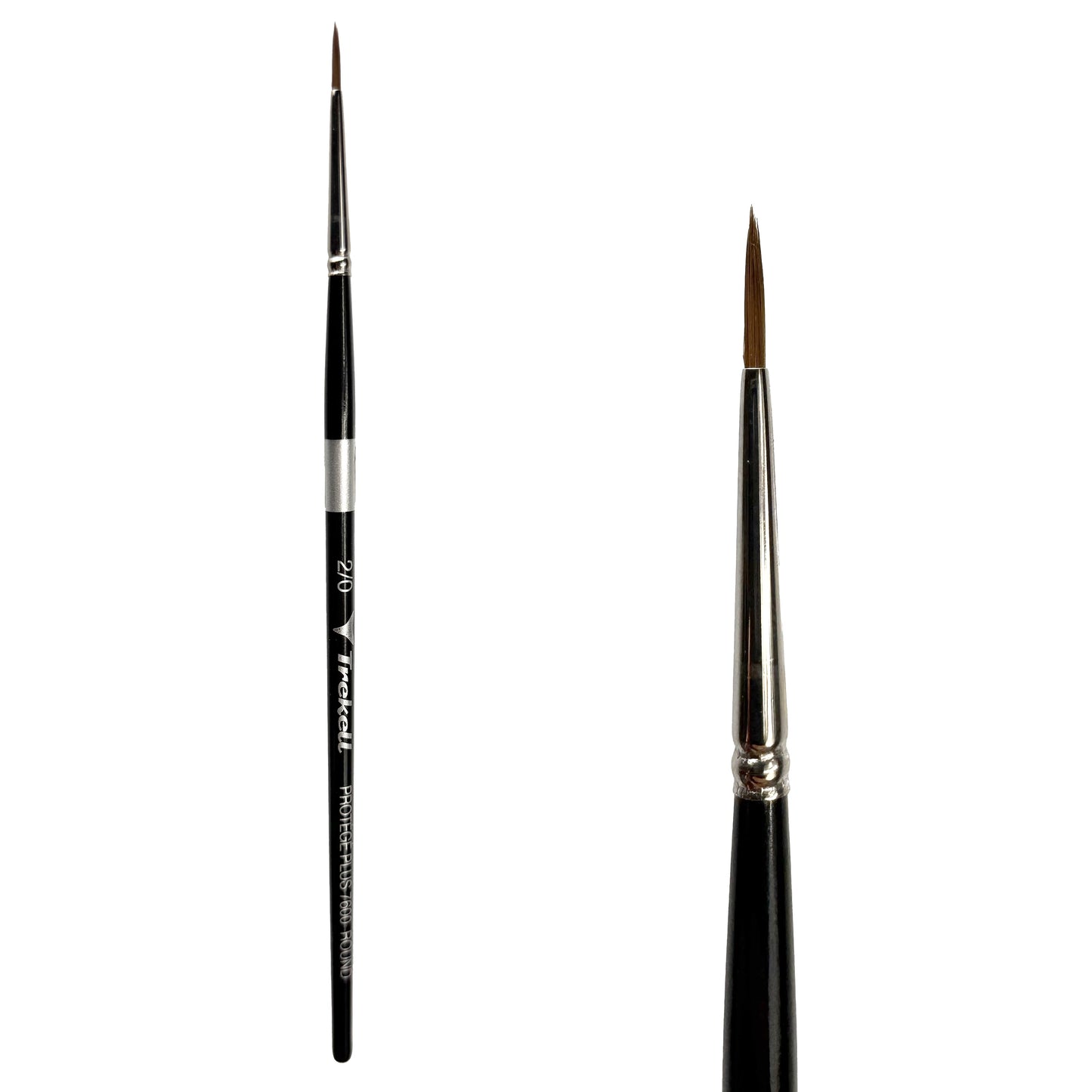 Trekell Protégé Plus #2/0 Round Brush - Short Handle