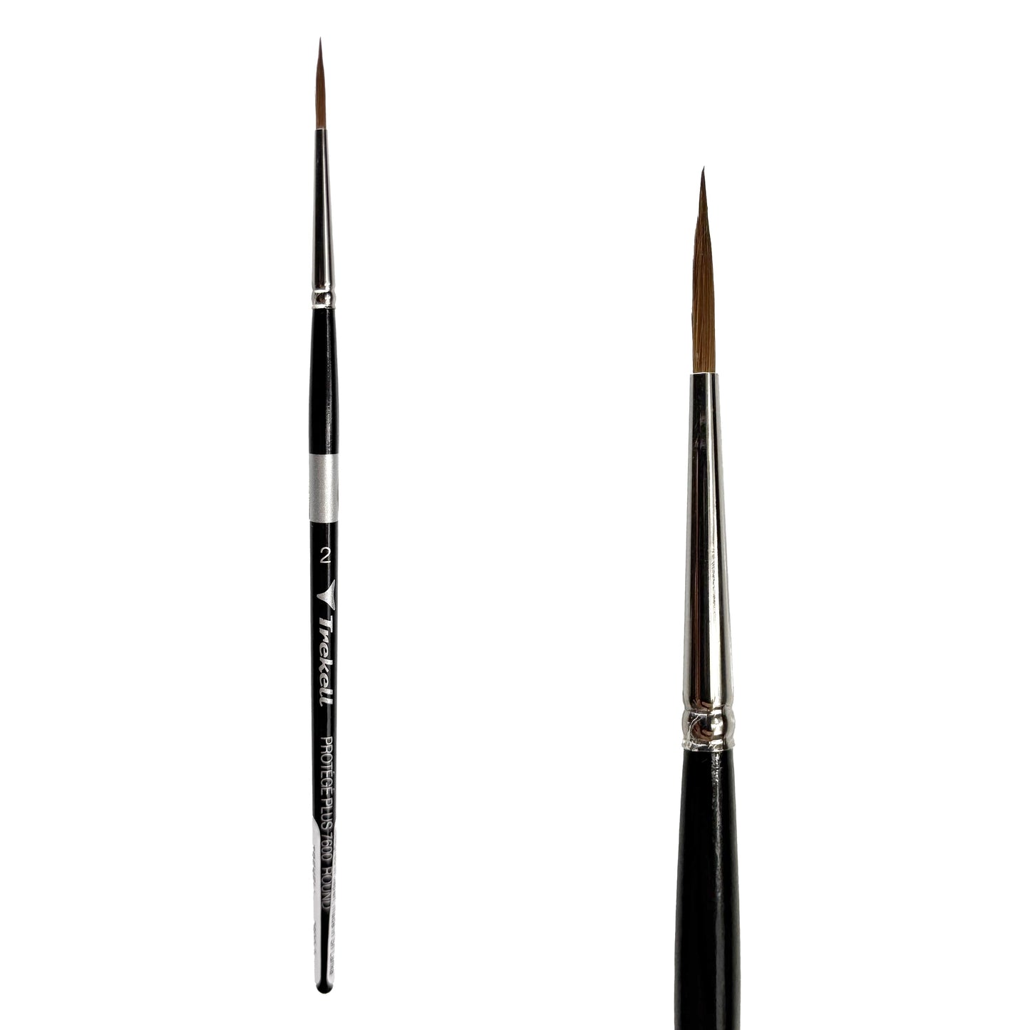Trekell Protégé Plus #2 Round Brush - Short Handle