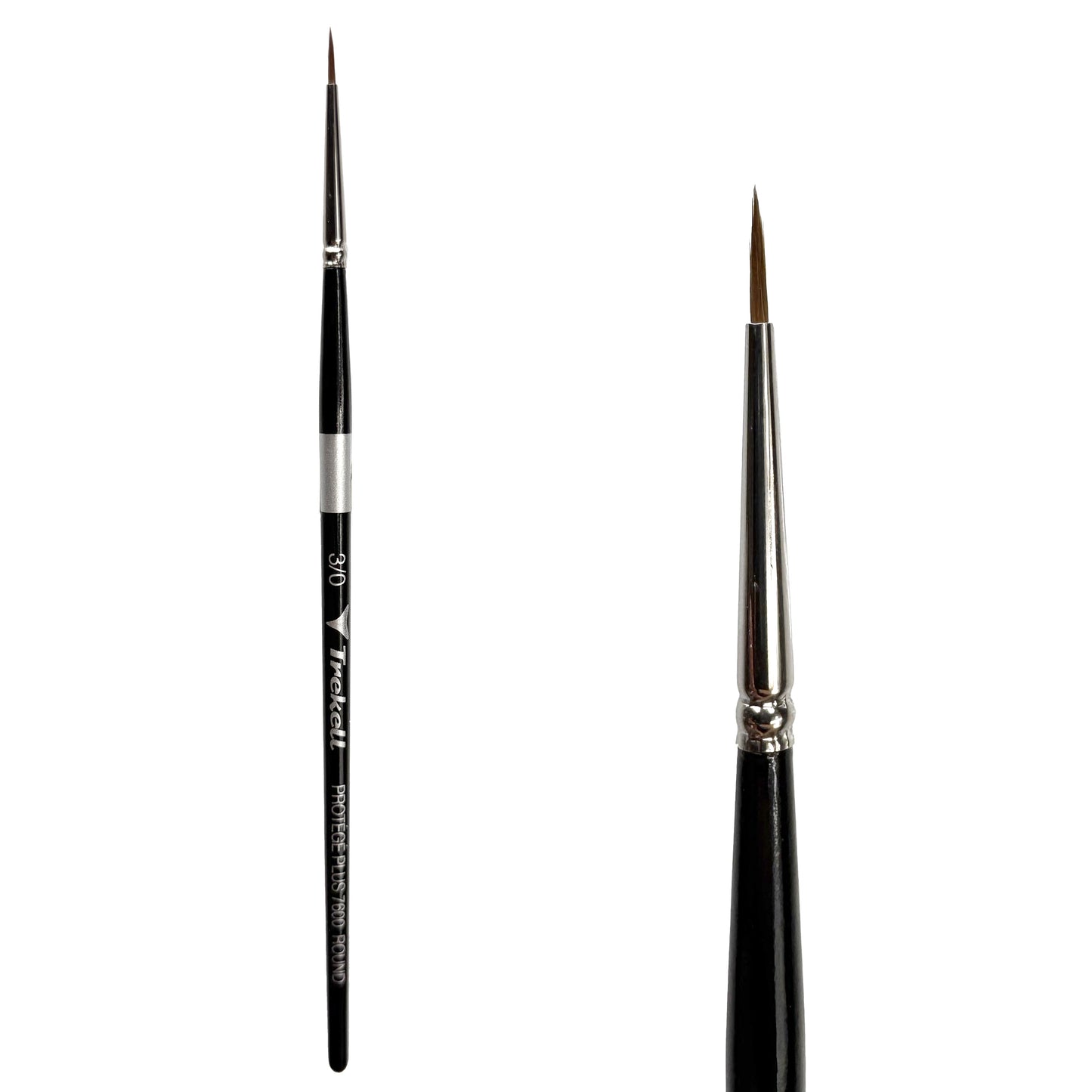 Trekell Protégé Plus #3/0 Round Brush - Short Handle
