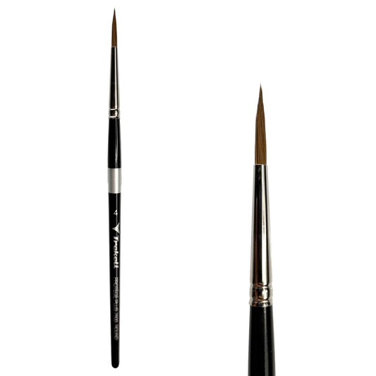 Trekell Protégé Plus #4 Round Brush - Short Handle