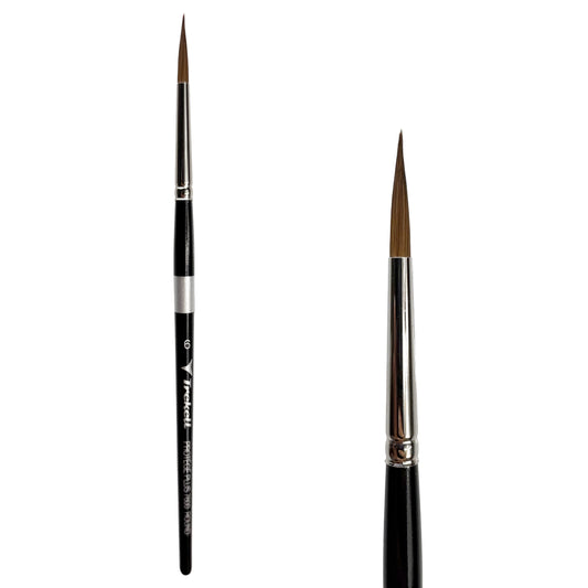 Trekell Protégé Plus #6 Round Brush - Short Handle
