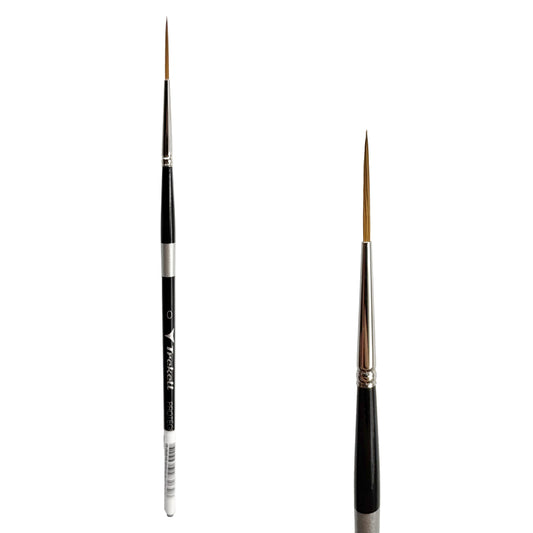 Trekell Protégé #0 Script/Rigger Brush - Short Handle
