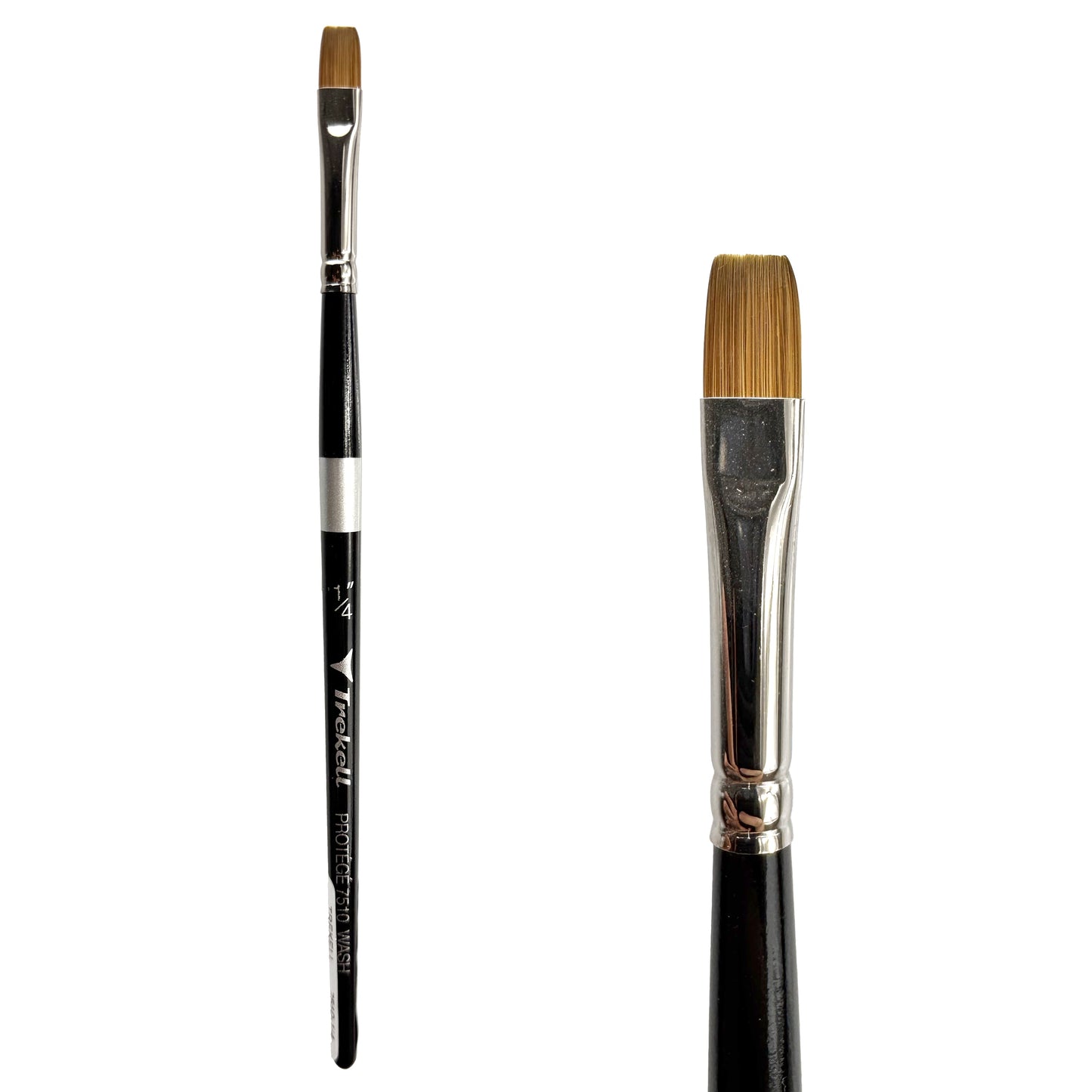 Trekell Protégé 1/4" Wash Brush - Short Handle