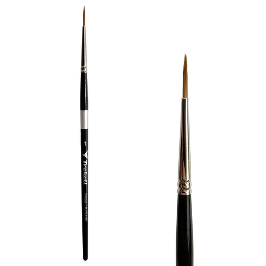 Trekell Protégé #1 Round Brush - Short Handle
