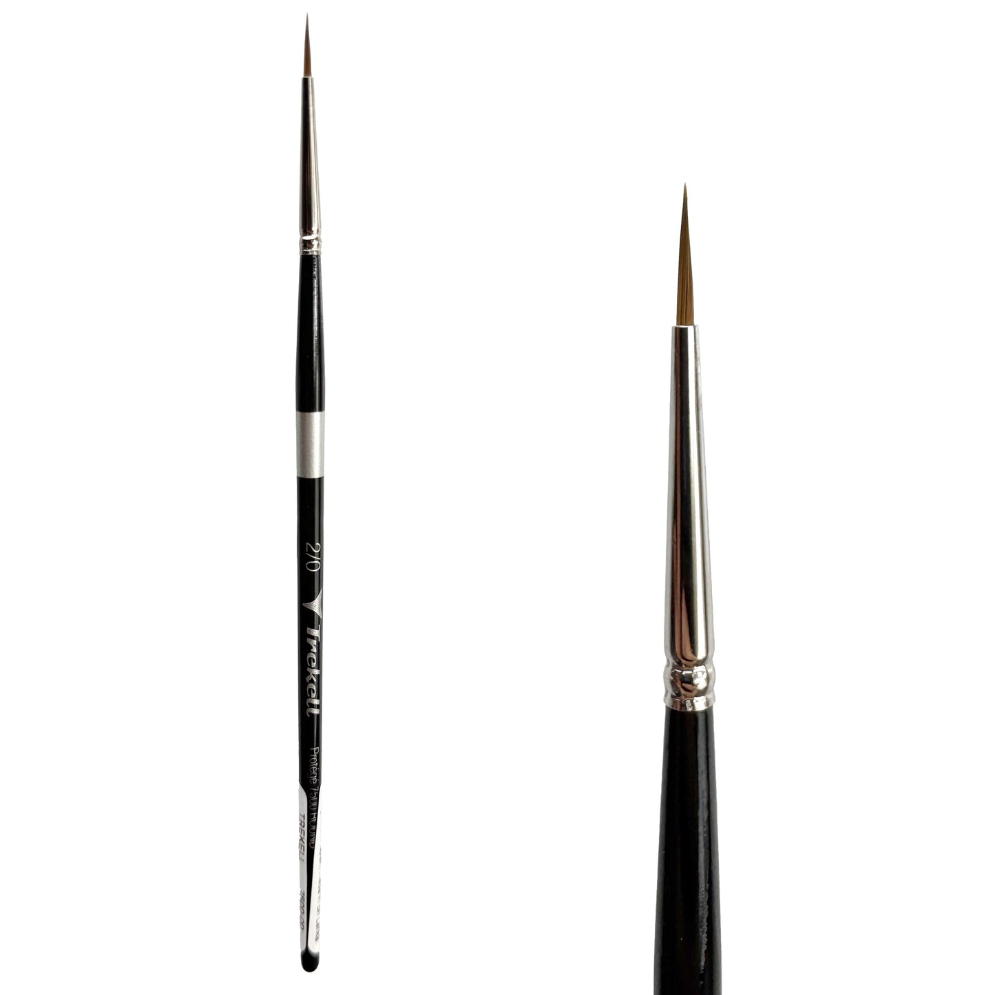 Trekell Protégé #2/0 Round Brush - Short Handle