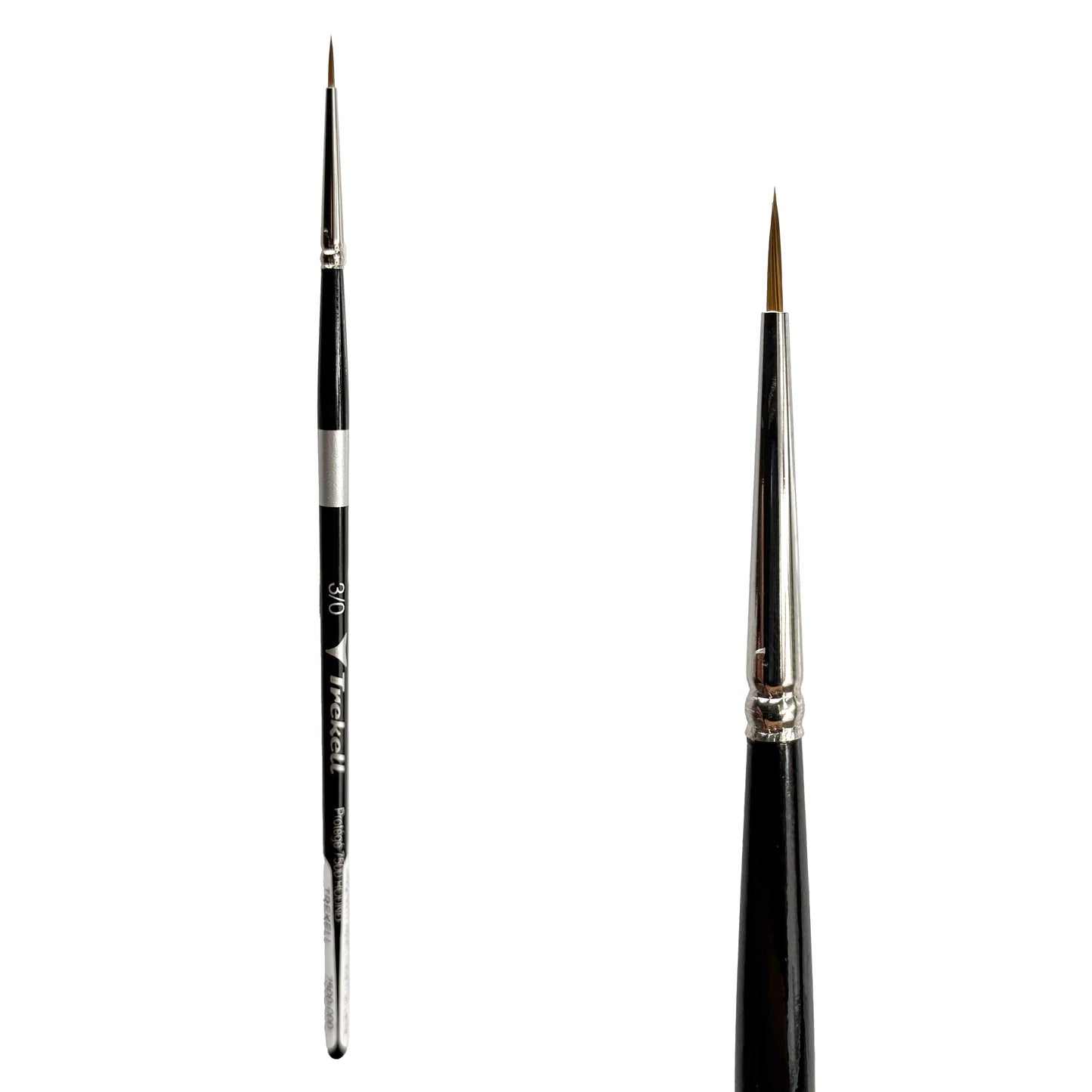 Trekell Protégé #3/0 Round Brush - Short Handle