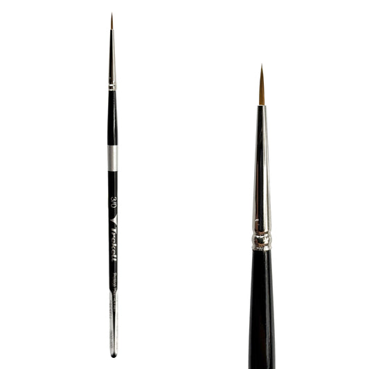 Trekell Protégé #3/0 Round Brush - Short Handle