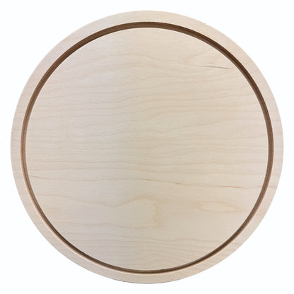 Trekell Round Floater Panel - Wooden Canvas + Frame - 12"