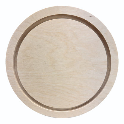 Trekell Round Floater Panel - Wooden Canvas + Frame - 6"