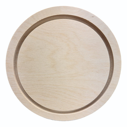 Trekell Round Floater Panel - Wooden Canvas + Frame - 6"