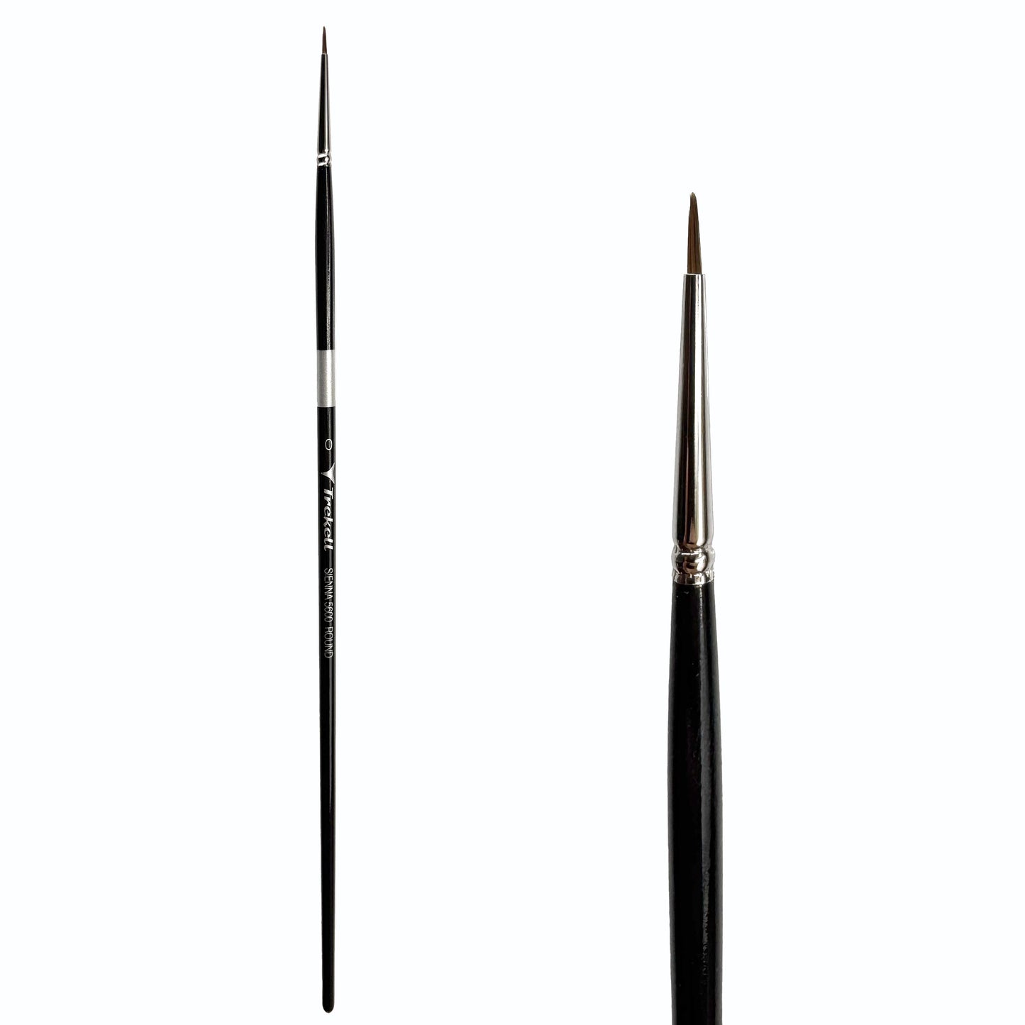 Trekell Sienna #0 Round Brush - Long Handle