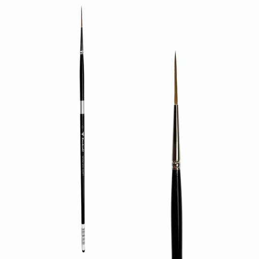 Trekell Sienna #0 Script/Rigger Brush - Long Handle