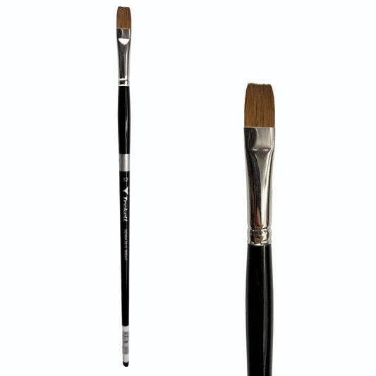 Trekell Sienna #12 Bright Brush - Long Handle