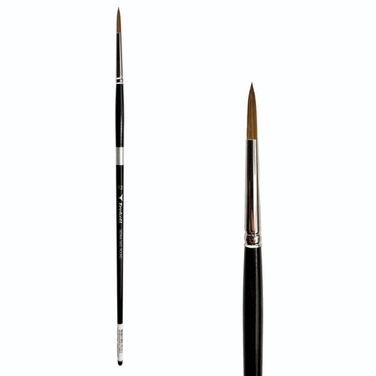 Trekell Sienna #12 Round Brush - Long Handle