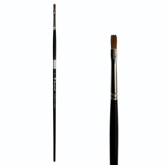Trekell Sienna #2 Bright Brush - Long Handle