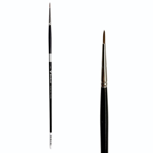 Trekell Sienna #2 Round Brush - Long Handle