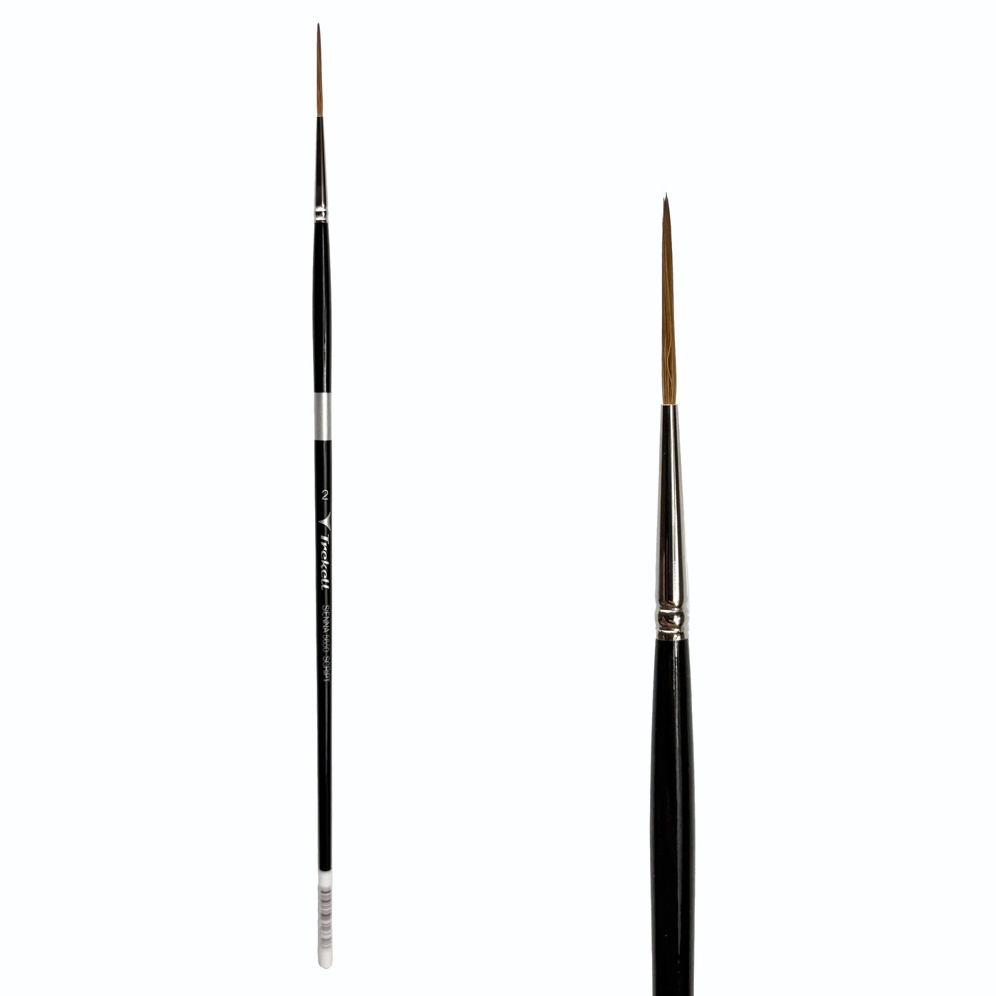 Trekell Sienna #2 Script/Rigger Brush - Long Handle