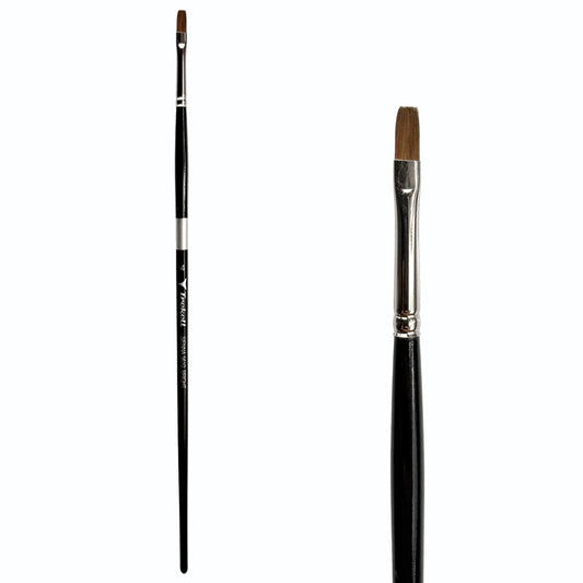 Trekell Sienna #4 Bright Brush - Long Handle