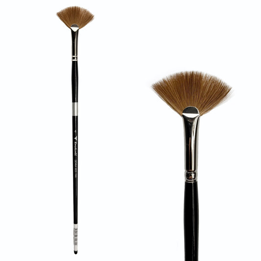 Trekell Sienna #4 Fan Brush - Long Handle