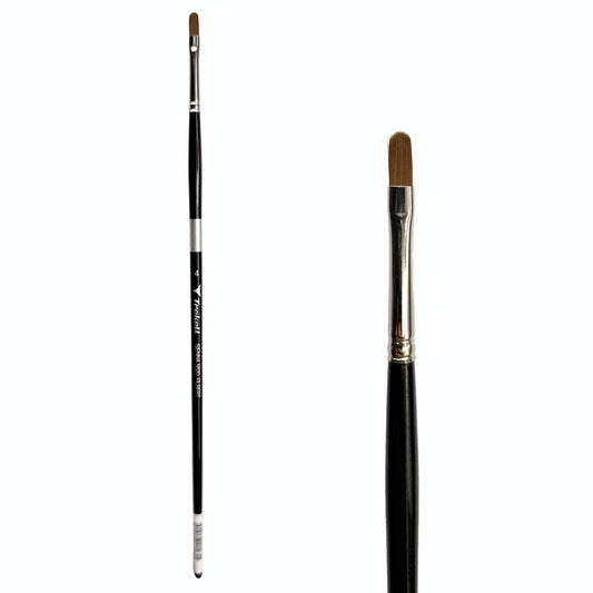 Trekell Sienna #4 Filbert Brush - Long Handle