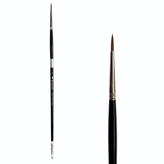 Trekell Sienna #4 Round Brush - Long Handle
