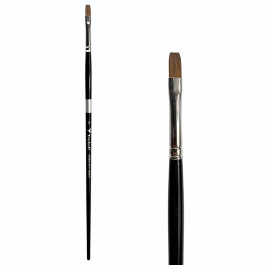 Trekell Sienna #6 Bright Brush - Long Handle