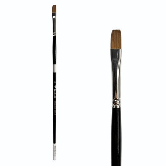 Trekell Sienna #8 Bright Brush - Long Handle