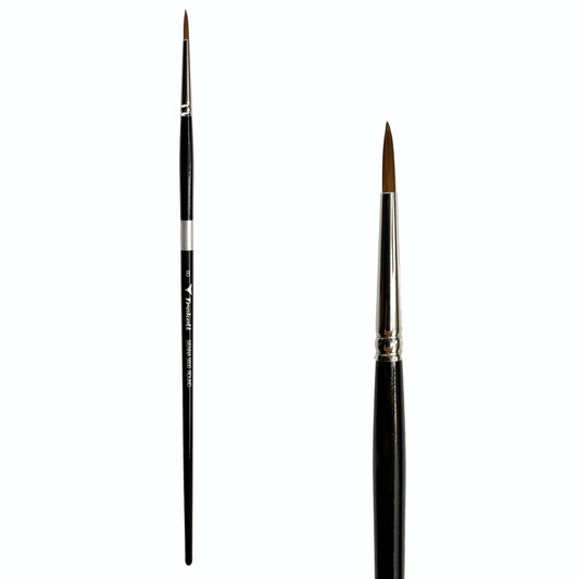 Trekell Sienna #8 Round Brush - Long Handle