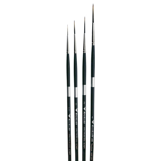 Trekell Spectrum Complete Script/Rigger Brush Set - Long Handle