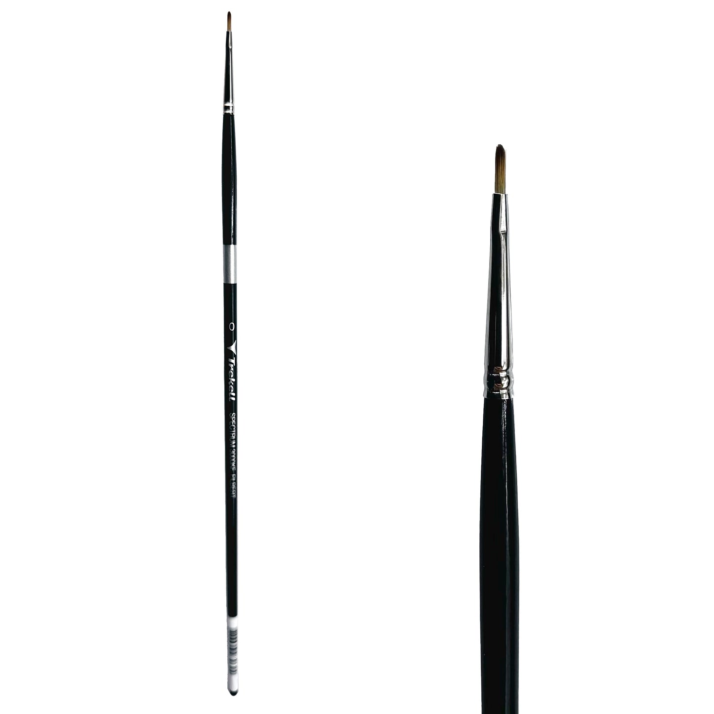 Trekell Spectrum #0 Filbert Brush - Long Handle
