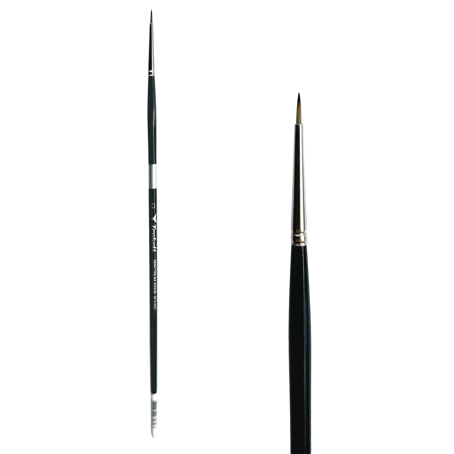 Trekell Spectrum #0 Round Brush - Long Handle