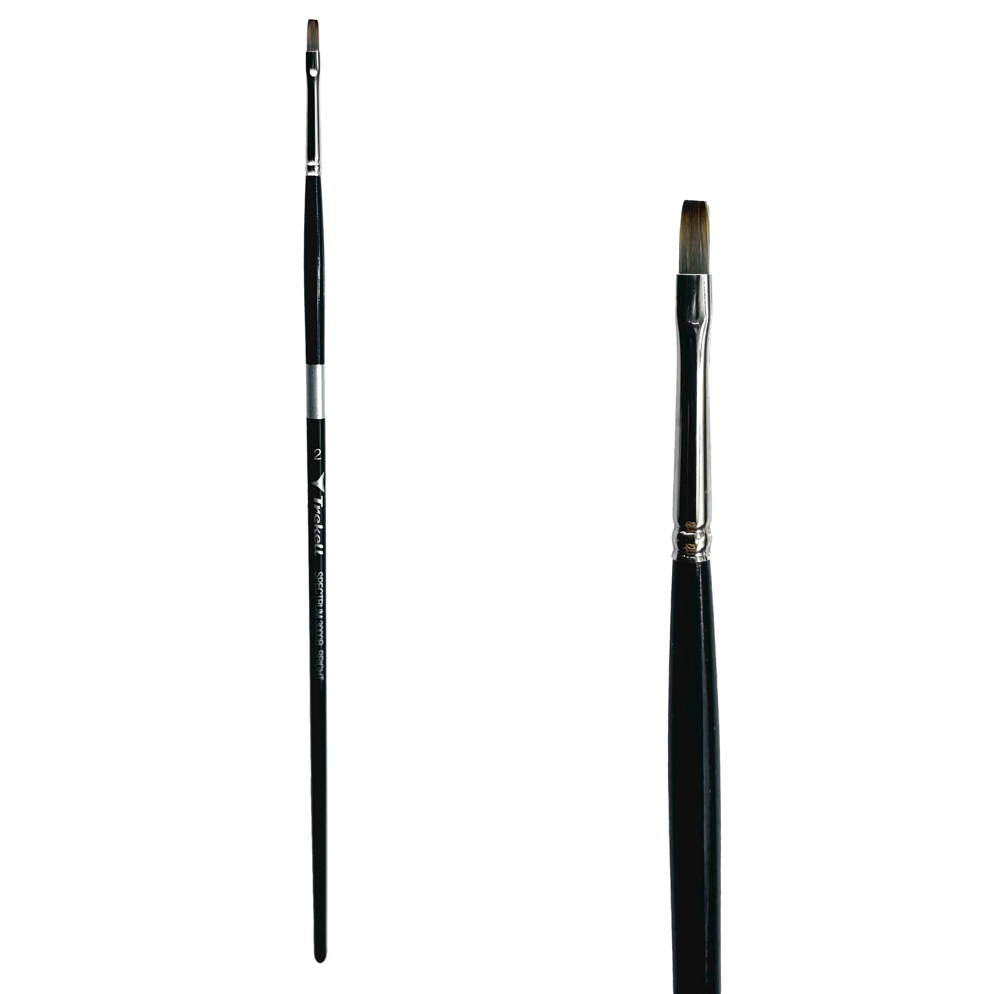 Trekell Spectrum #2 Bright Brush - Long Handle
