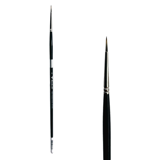 Trekell Spectrum #4 Round Brush - Long Handle