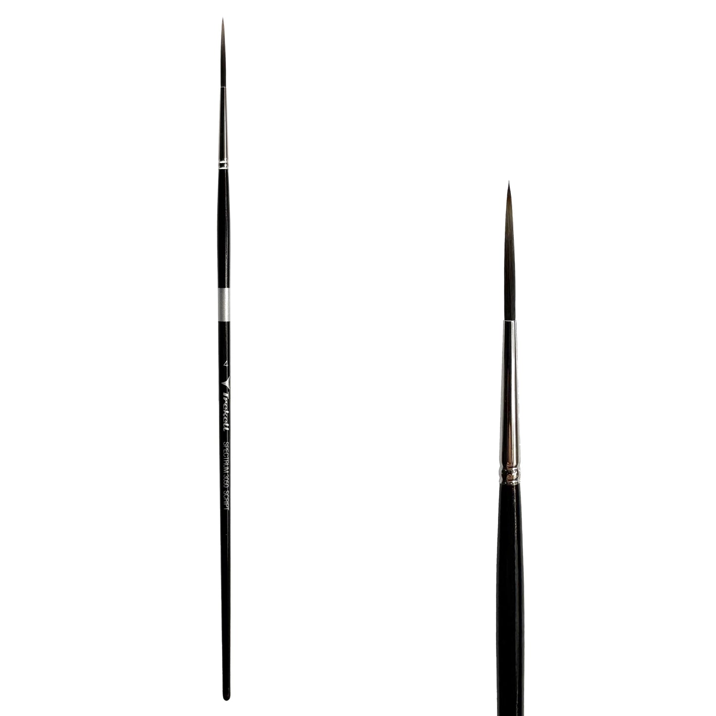Trekell Spectrum #4 Script/Rigger Brush - Long Handle