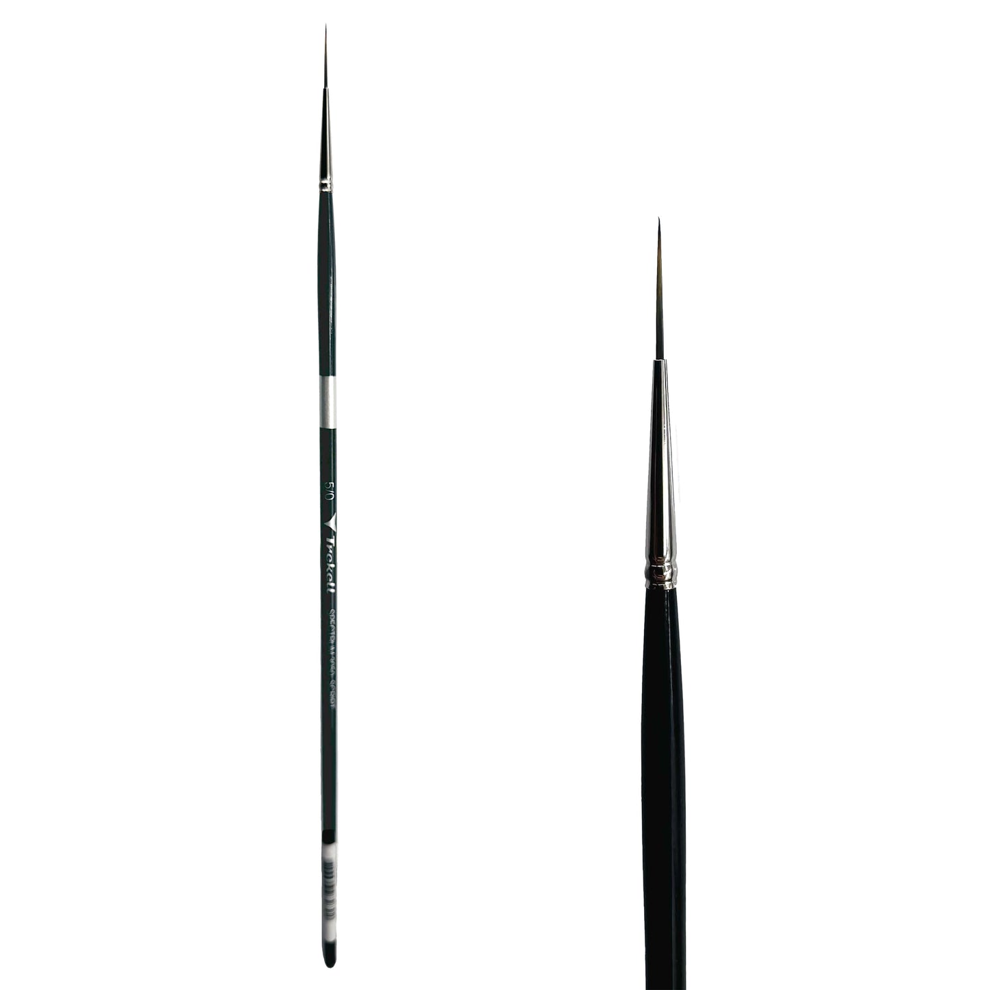 Trekell Spectrum #5/0 Script/Rigger Brush - Long Handle