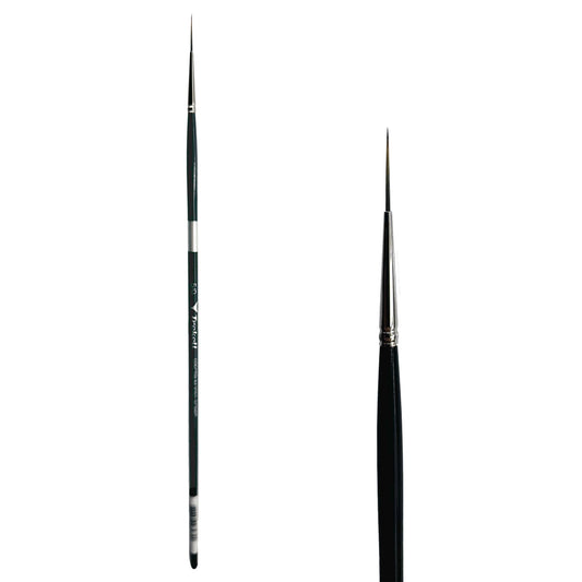 Trekell Spectrum #5/0 Script/Rigger Brush - Long Handle