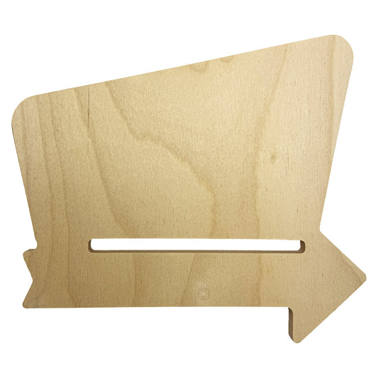 Trekell Vintage Diner Sign - 1/2" Thick Raw Baltic Birch