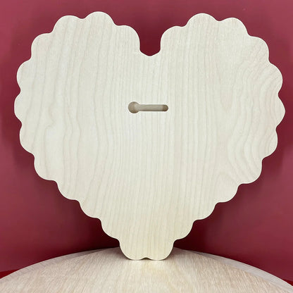 Trekell Candy Heart Floater Panel - Wooden Painting Canvas