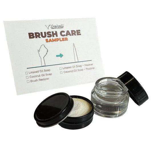 Trekell Coconut Oil Soap + Unscented Brush Restorer Sample Sizes