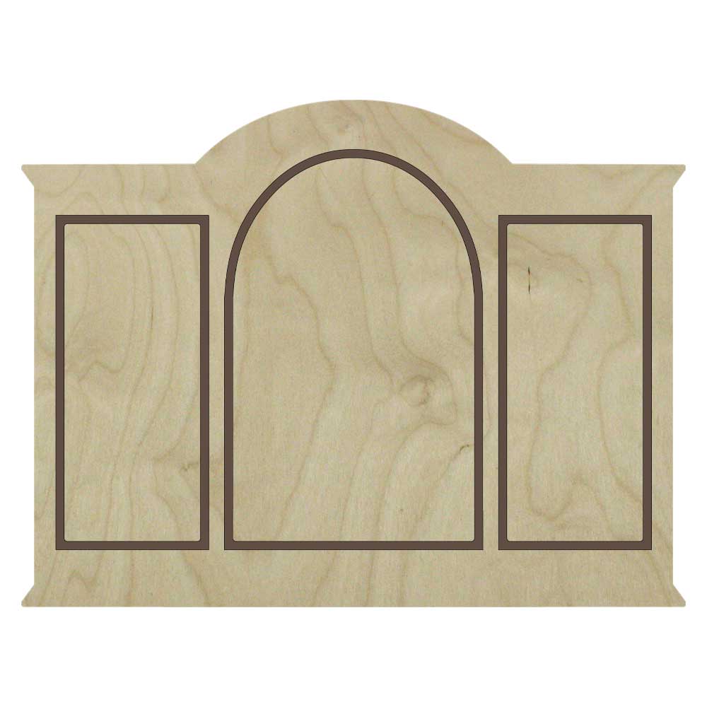 Trekell Imperfect Palladian Triptych Panel - 2 Pack
